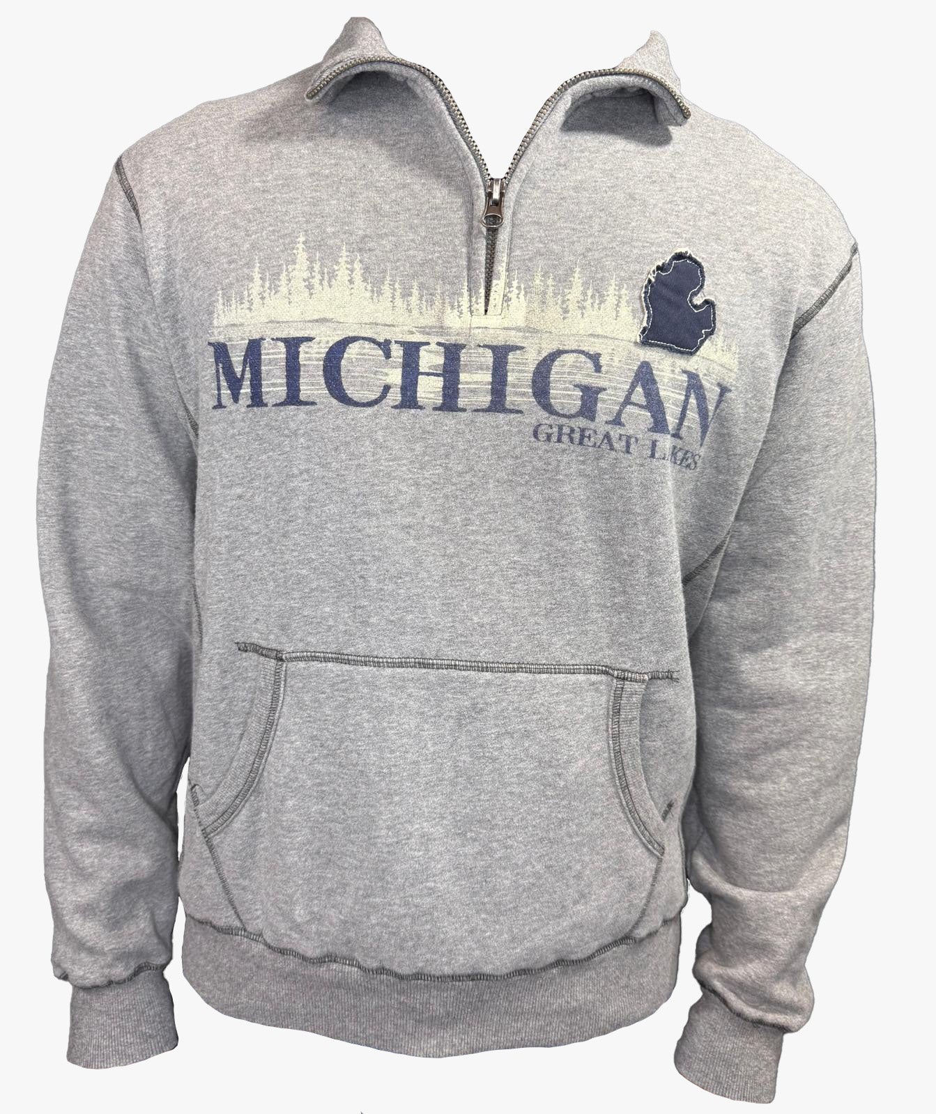 Michigan Quarter-Zip Pullover β Classic & Cozy