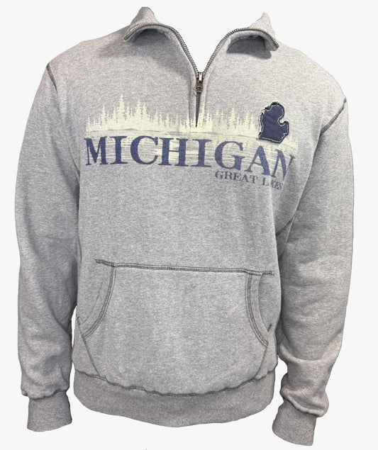 Michigan Quarter-Zip Pullover – Classic & Cozy