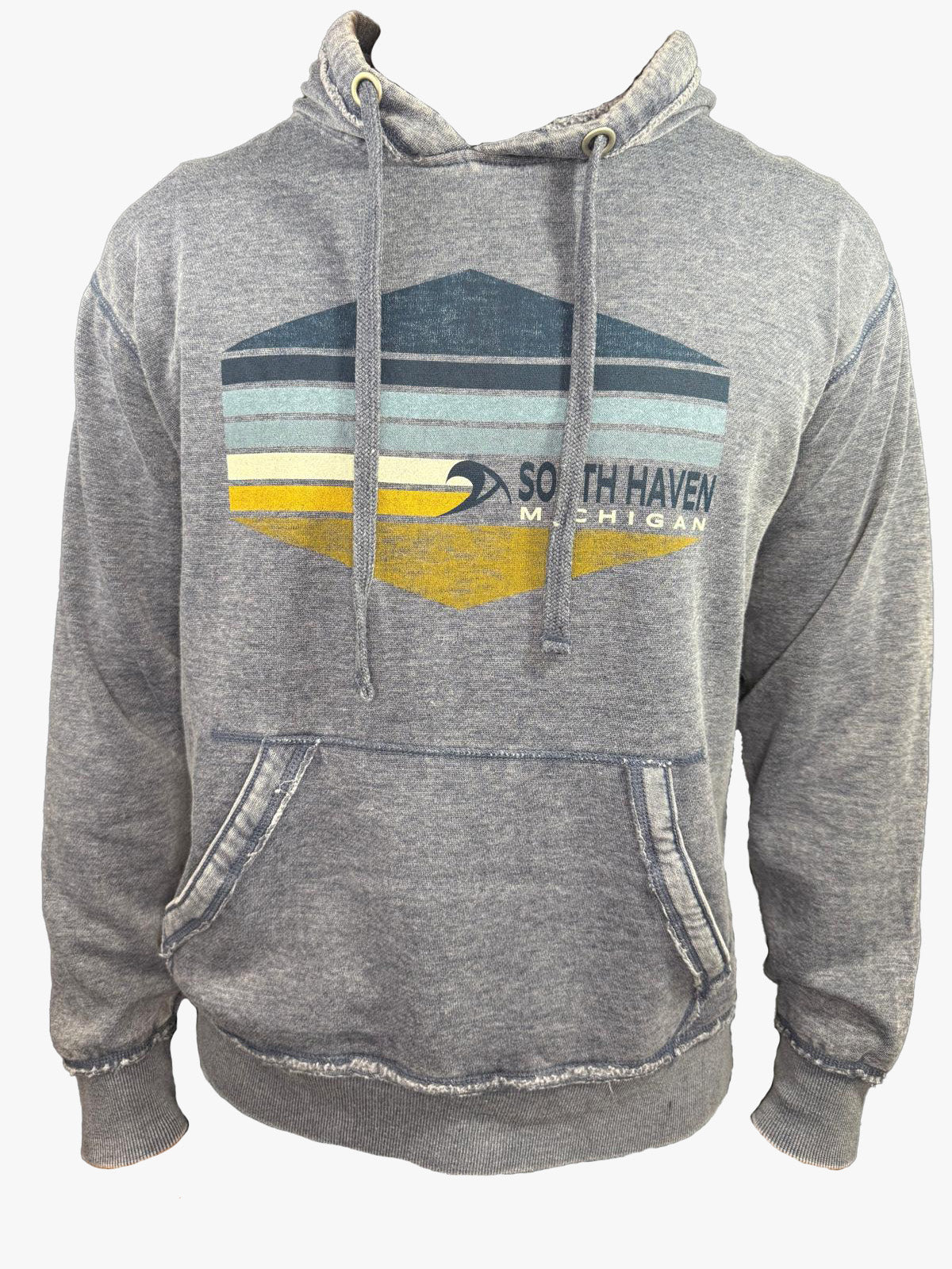 South Haven Michigan Hoodie ā Vintage Washed Pullover