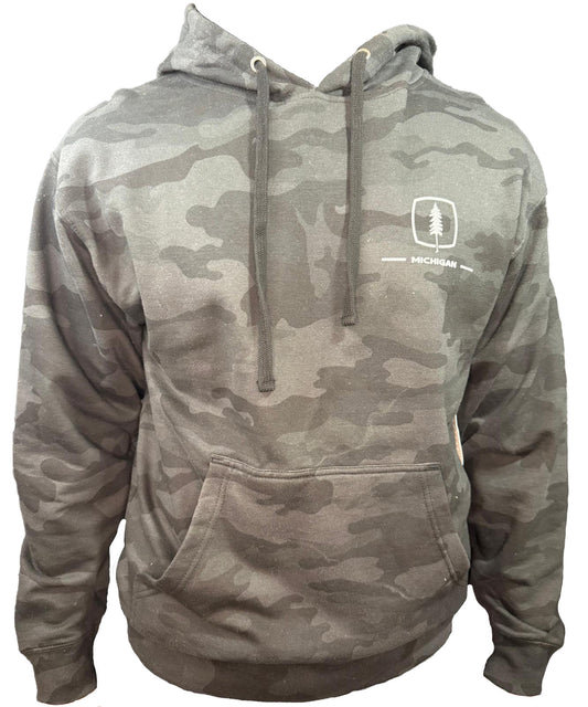 South Haven Michigan Camo Hoodie – Rugged Outdoor Style