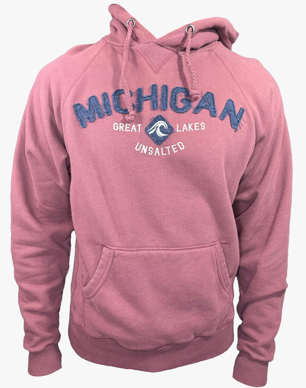 Michigan Great Lakes Hoodie β Vintage "Unsalted" Pullover