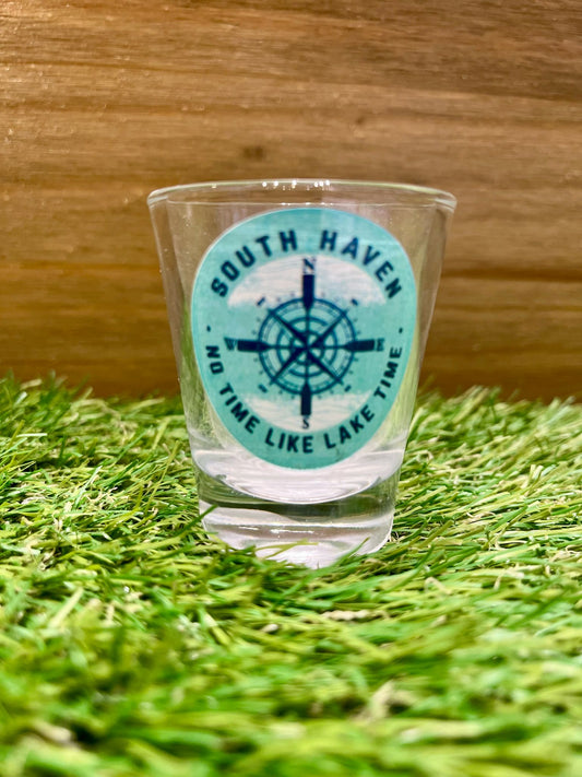 Compass South Haven - No Time Like Lake Time Shot Glass
