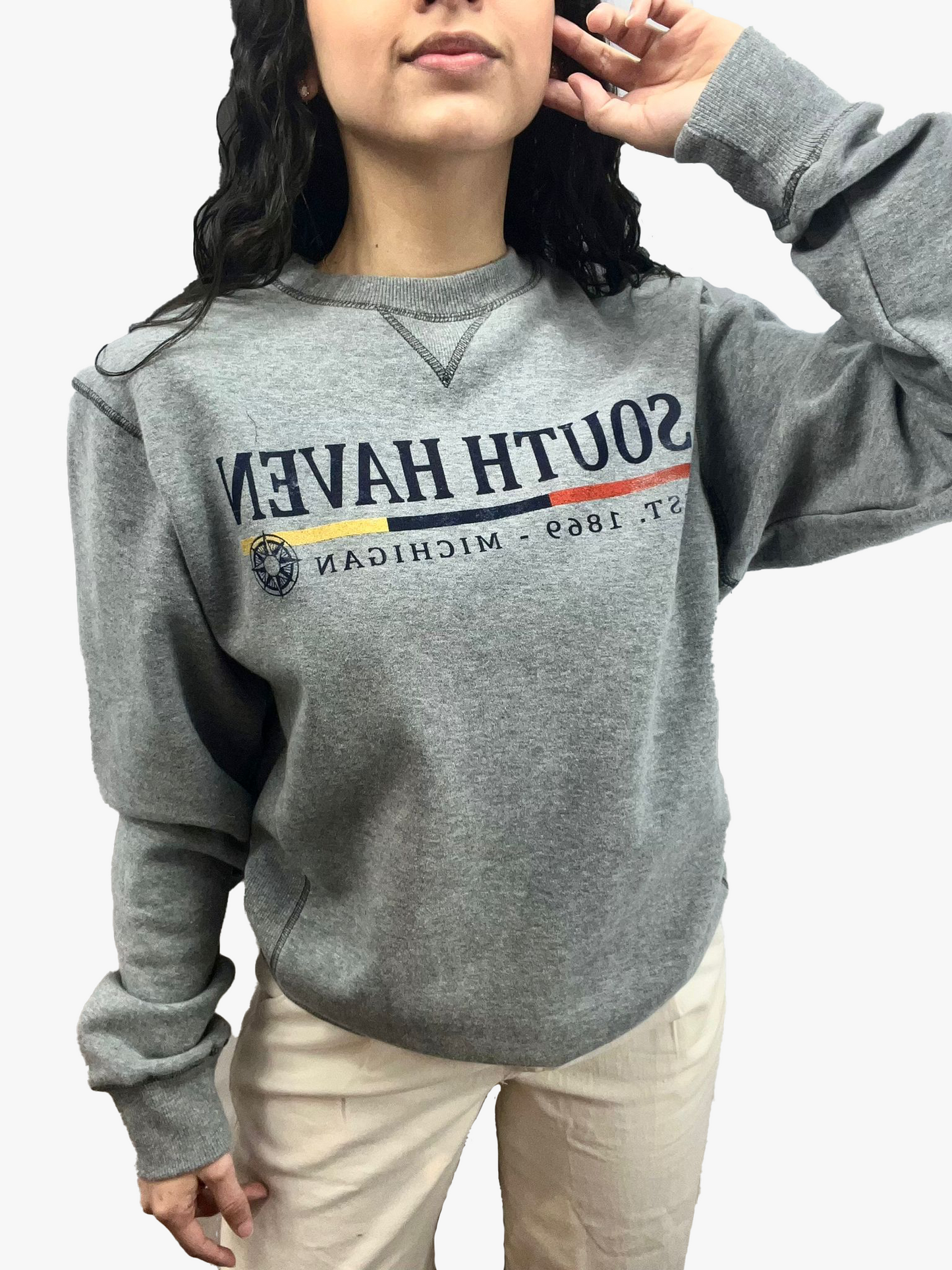 Gray "South Haven" Sweatshirt