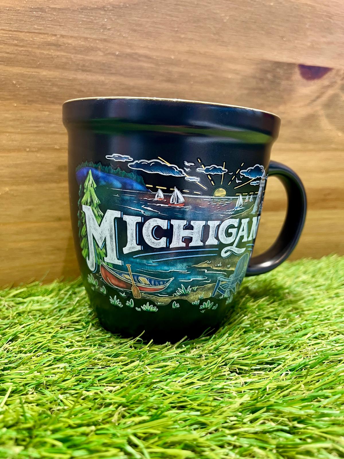 Michigan Lakeside Scenes Mug – Vibrant Outdoor Design
